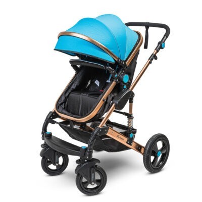 Combi-deal Milano 13 Buggy Milano voorkant Mio Amore blauw