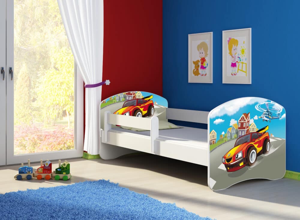Kinderbed Happy Raceauto zonder lade