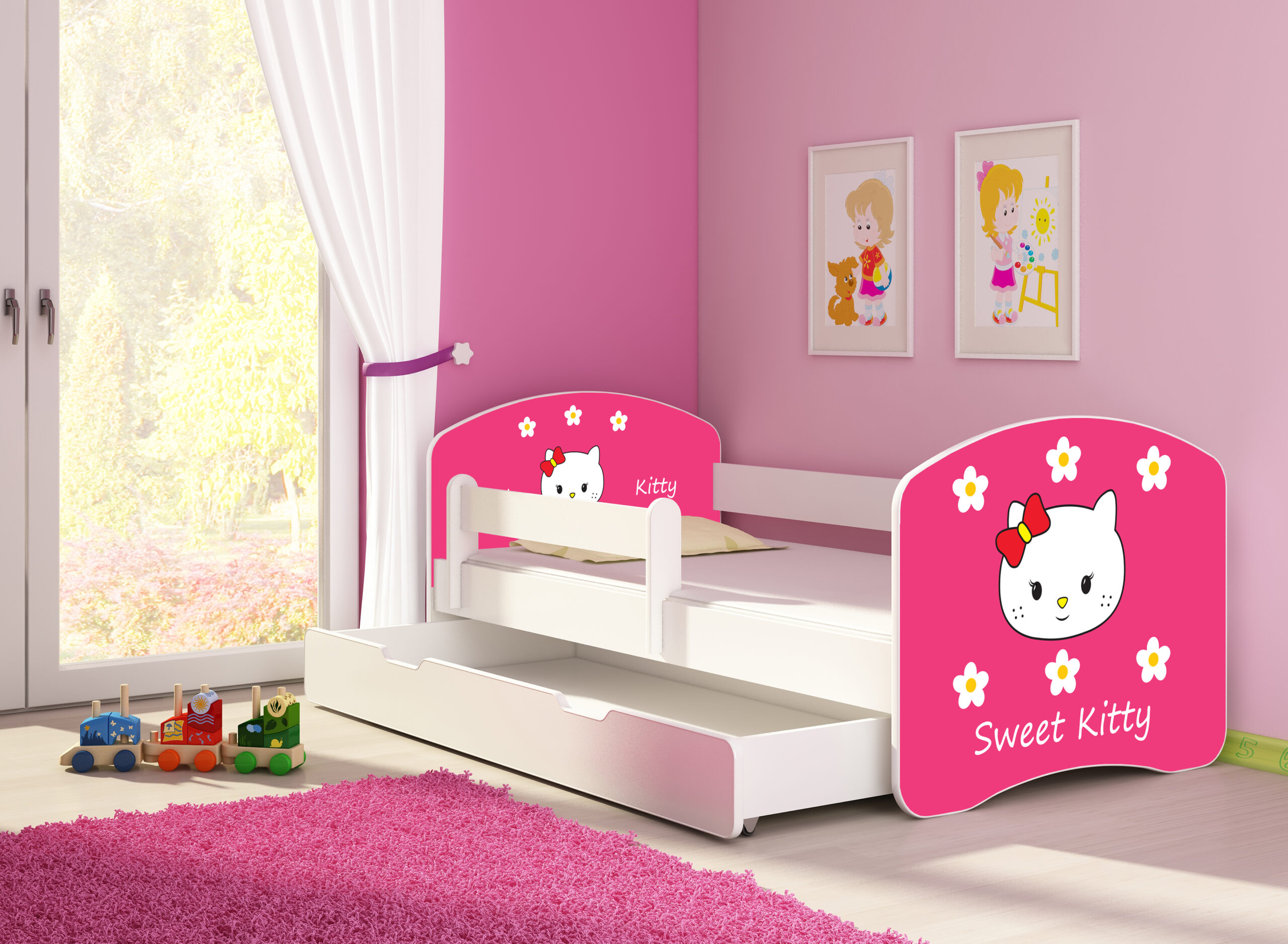 Kinderbed Happy Sweet Kitty lade
