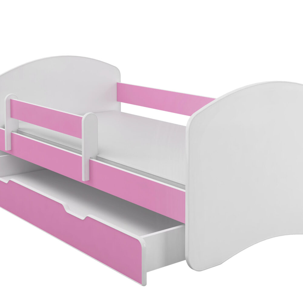 Kinderbed Mio Amore roze lade