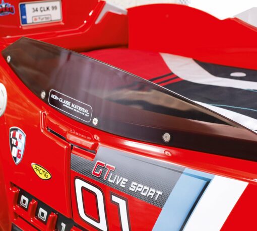 Cilek Champion Racer biturbo raceauto rood detail